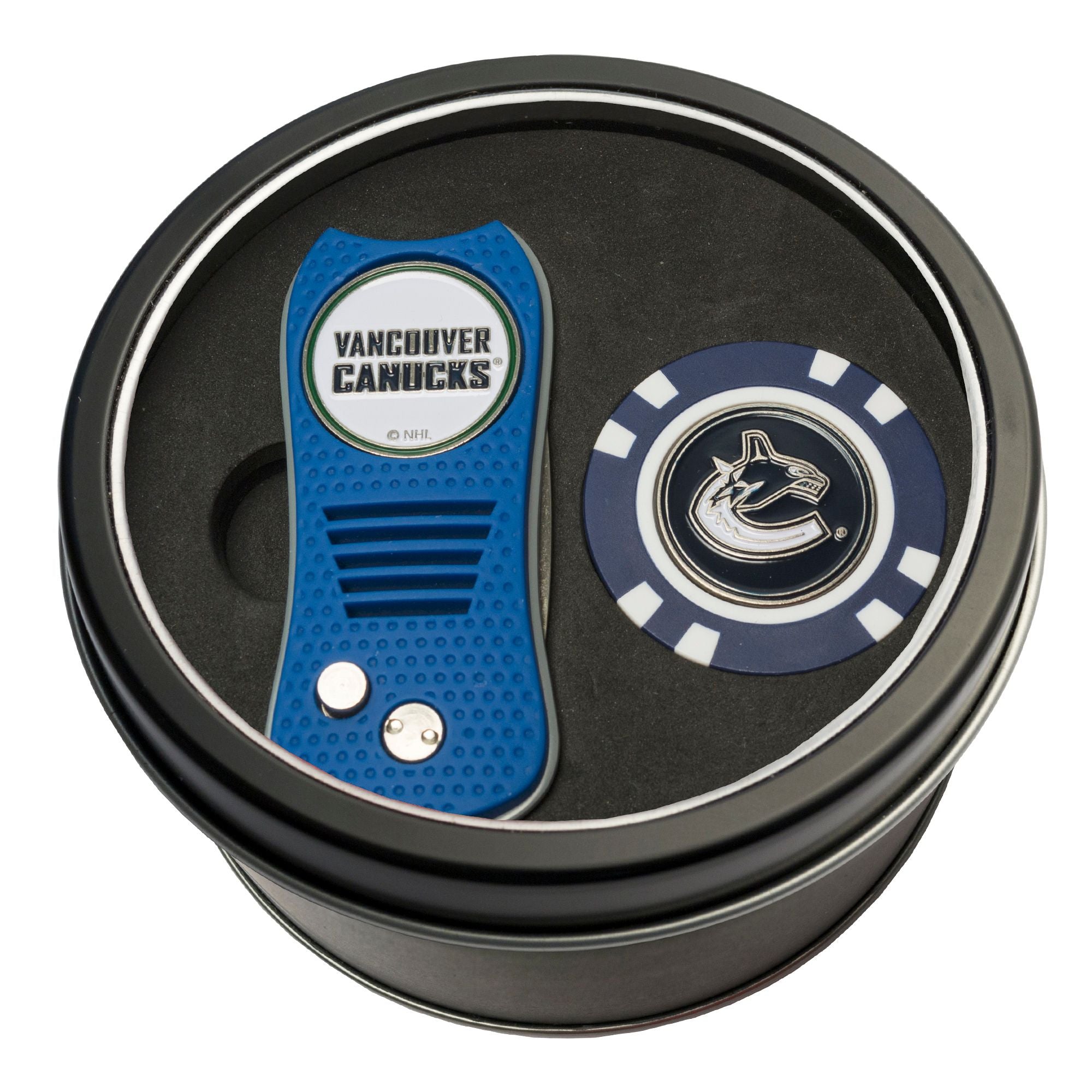 VANCOUVER CANUCKS SWITCH CHIP TIN