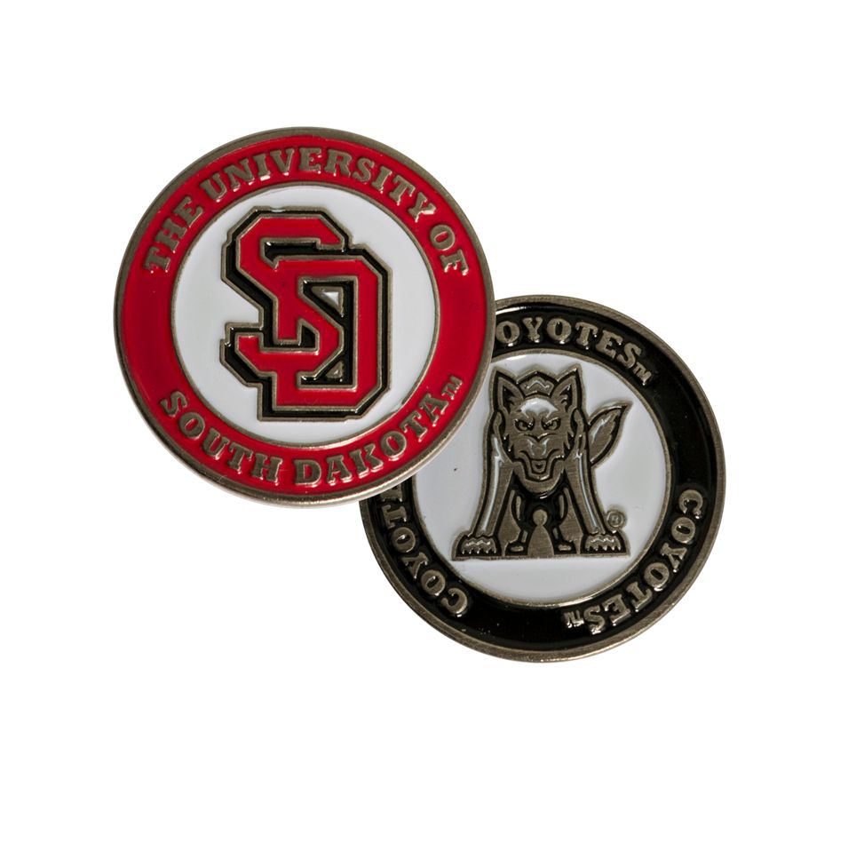 SOUTH DAKOTA DOUBLE SIDED BALL MARK
