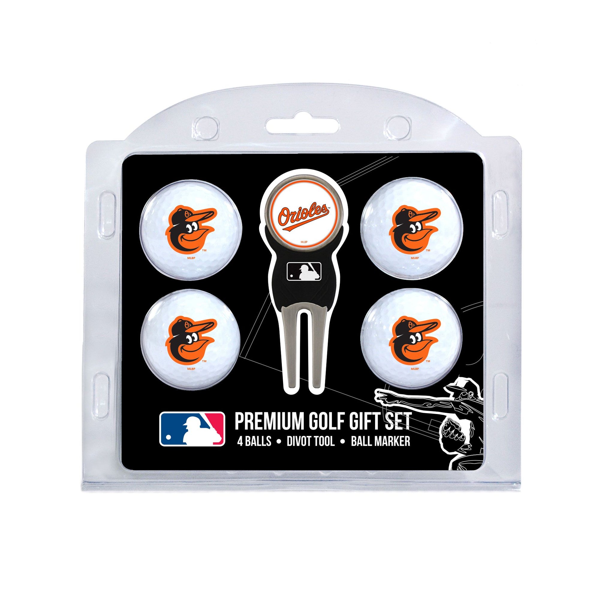 BALTIMORE ORIOLES 4 BALL GIFT SET