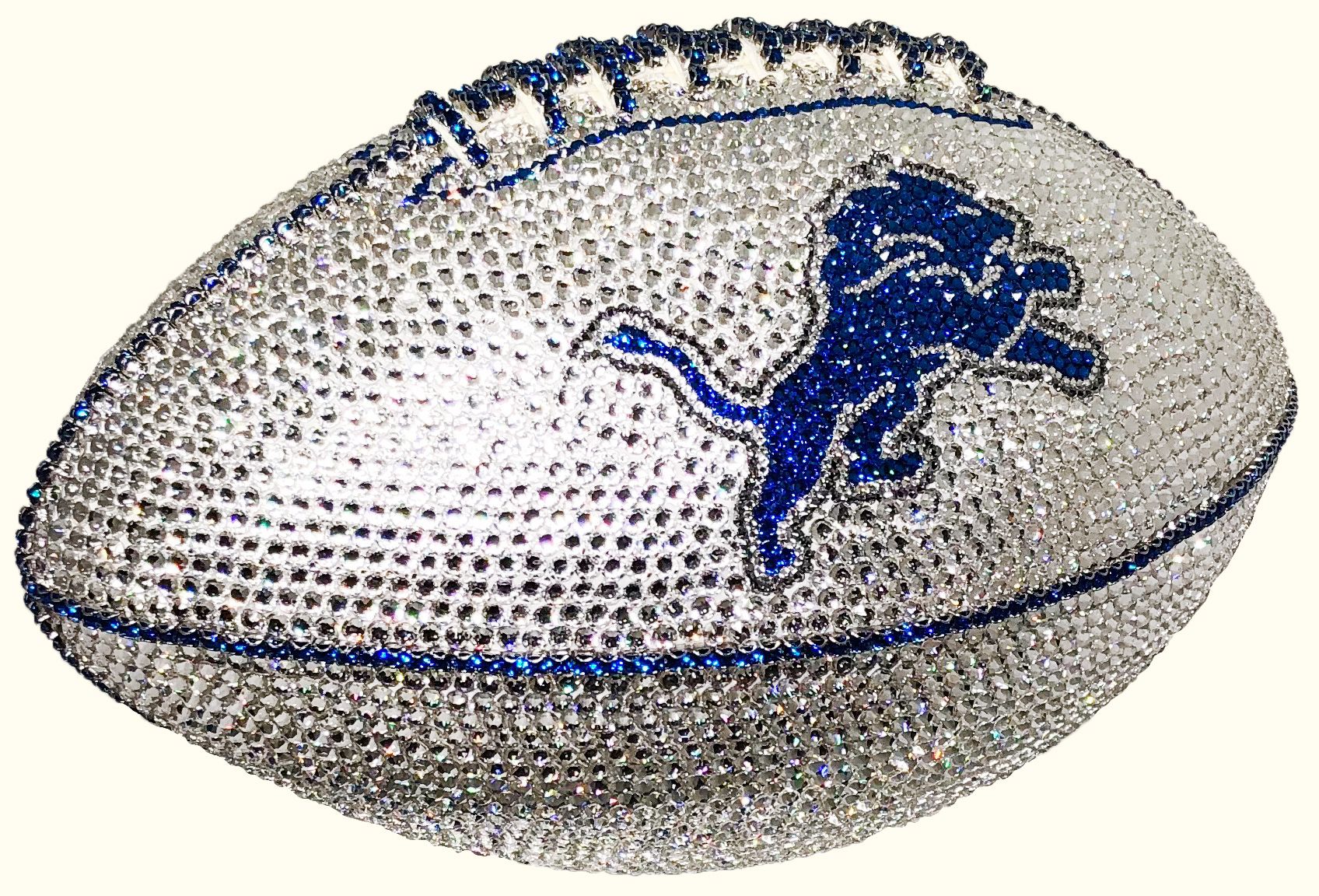 Detroit Lions Crystal Football