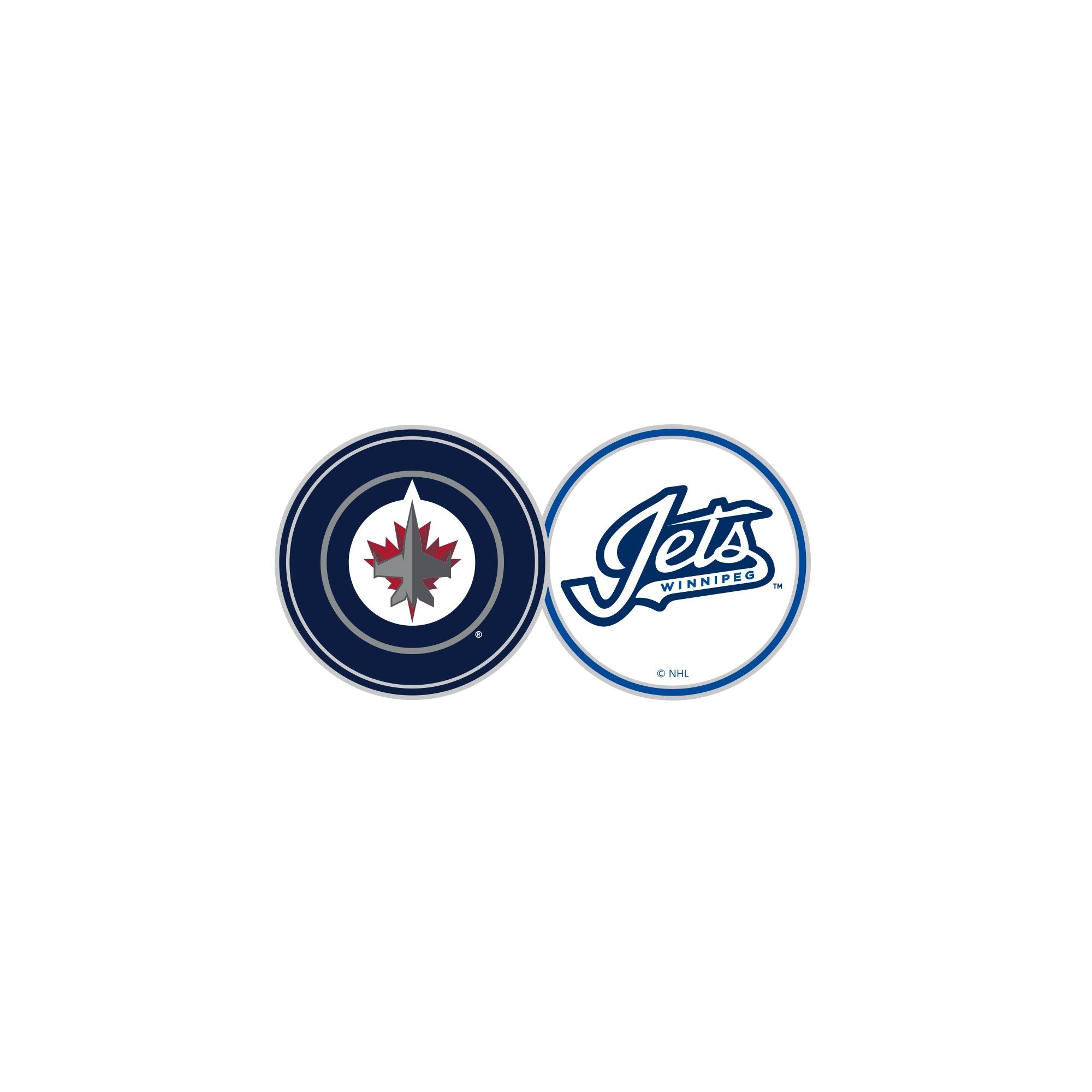 WINNIPEG JETS DOUBLE SIDED BALL MAR