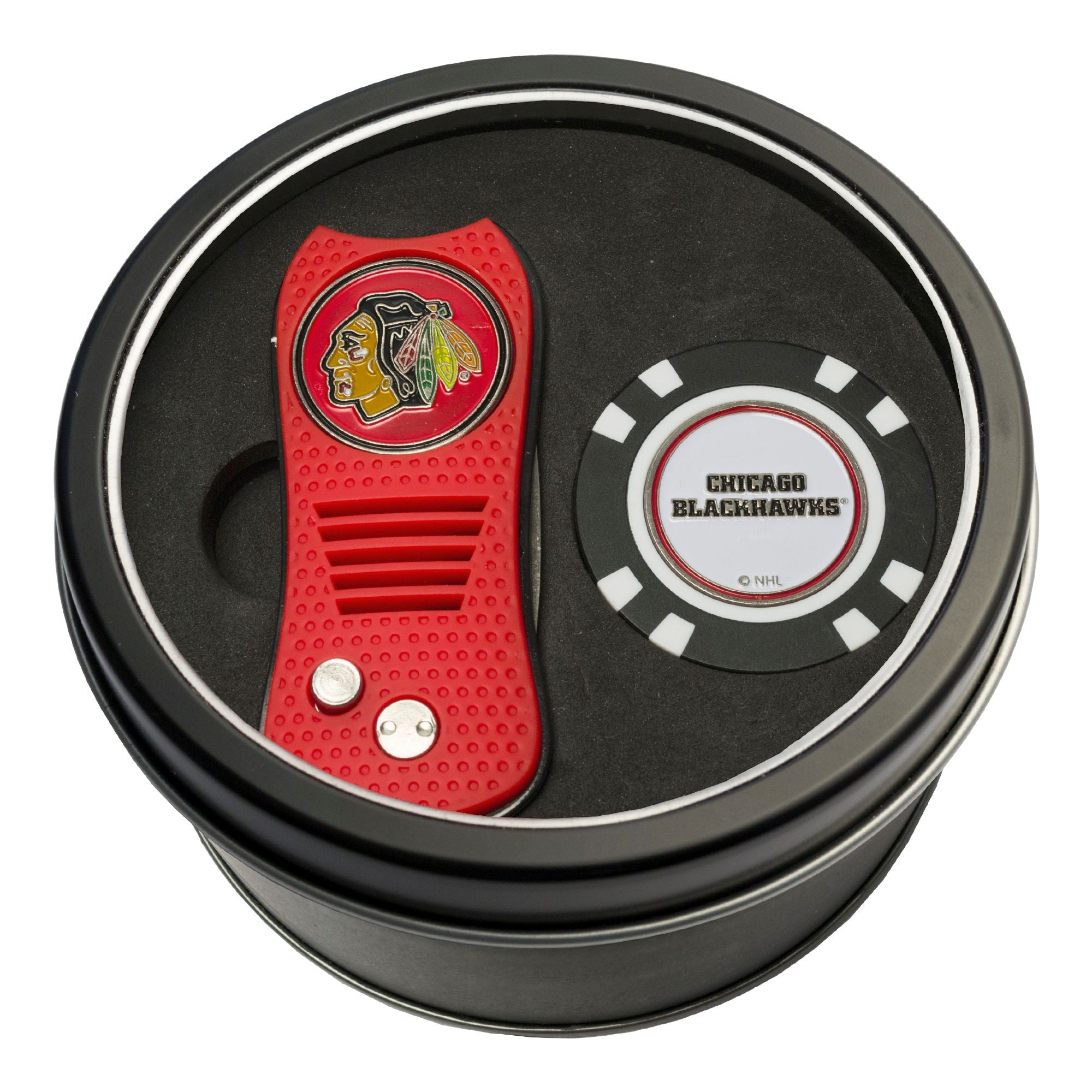 CHICAGO BLACKHAWKS SWITCH CHIP TIN