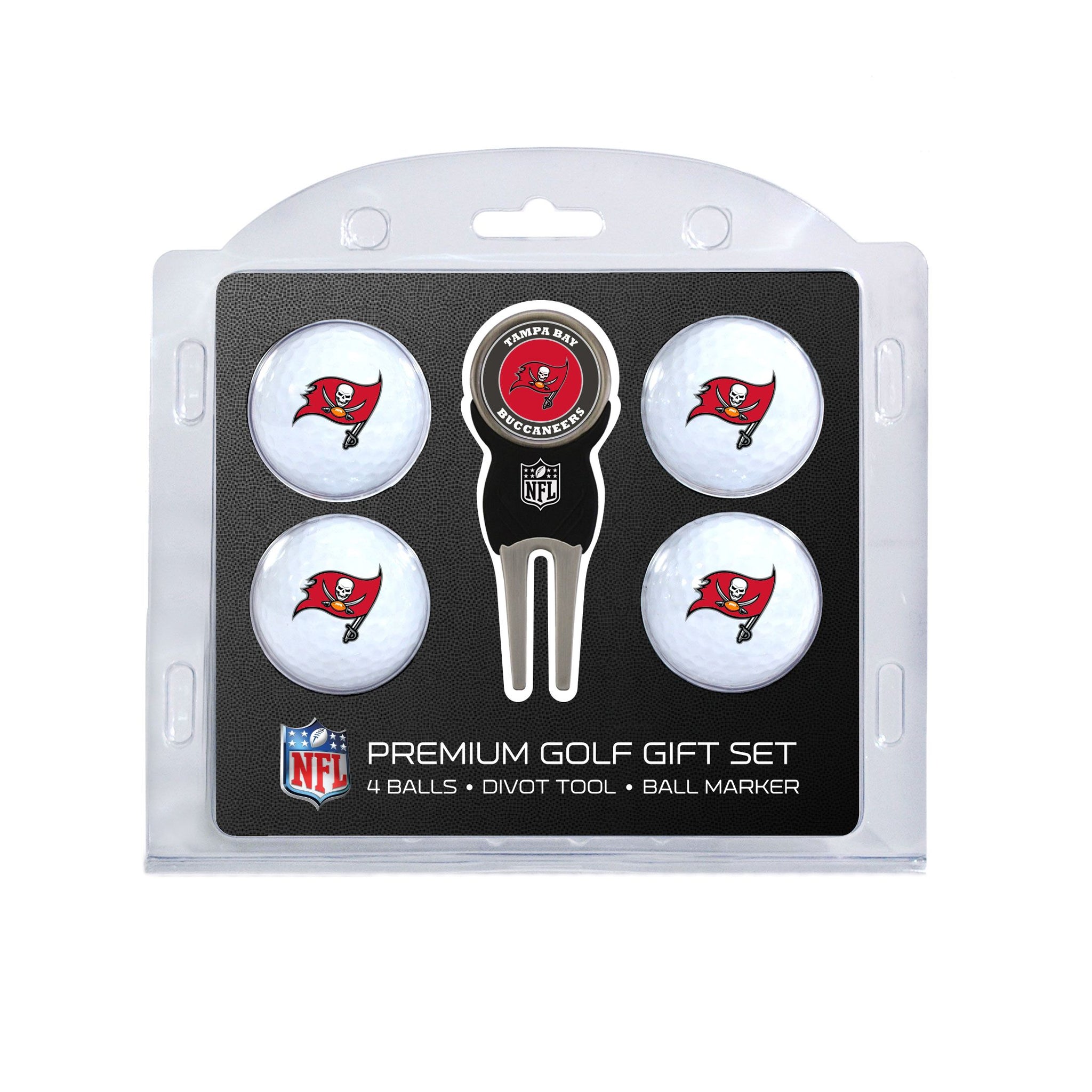 TAMPA BAY BUCS 4 BALL GIFT SET