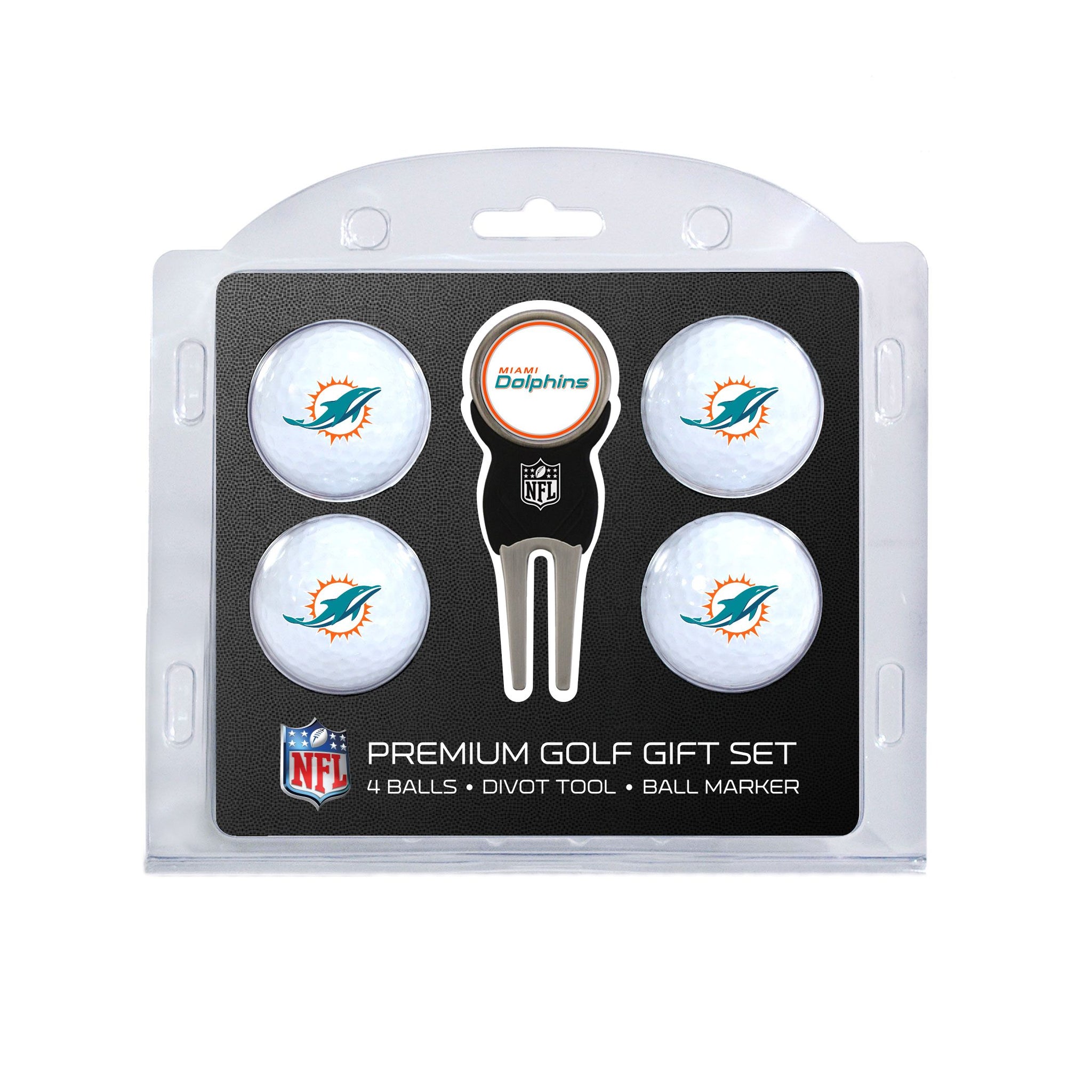 MIAMI DOLPHINS 4 BALL GIFT SET