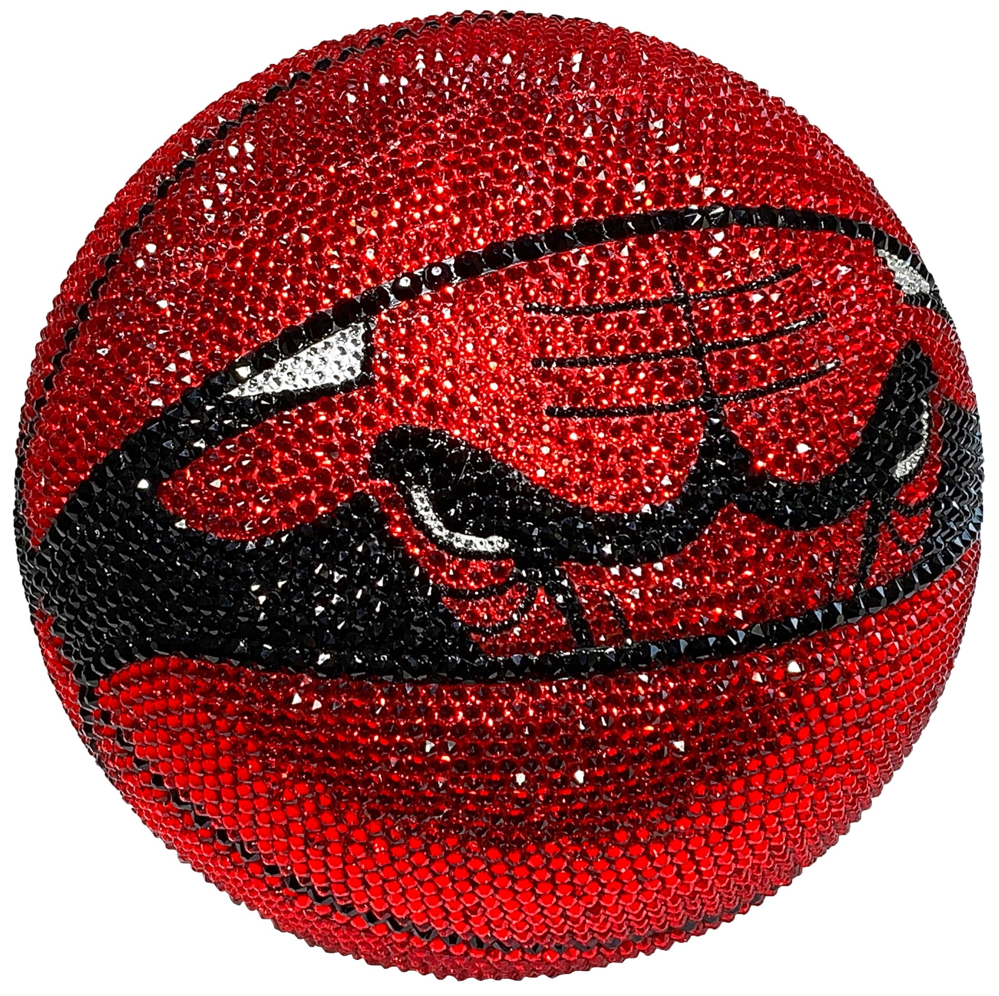 Chicago Bulls Crystal Basketball