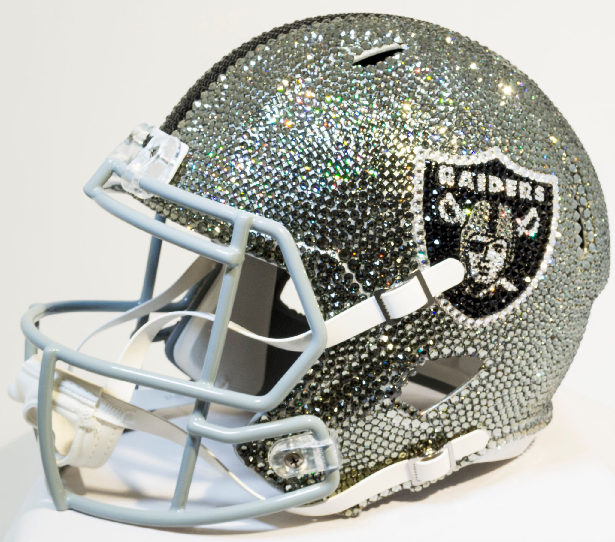 Las Vegas Raiders Crystal Helmet