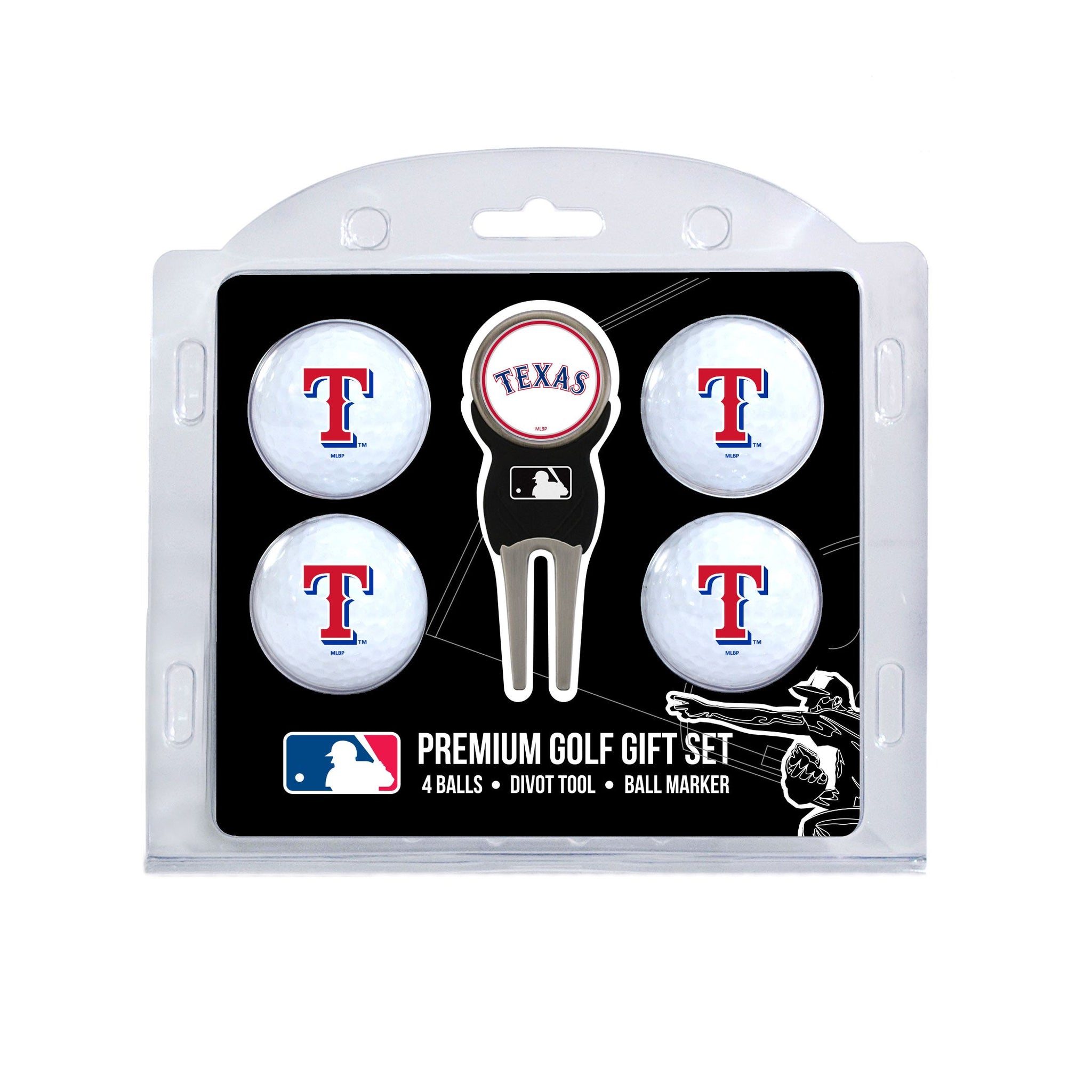 TEXAS RANGERS 4 BALL GIFT SET