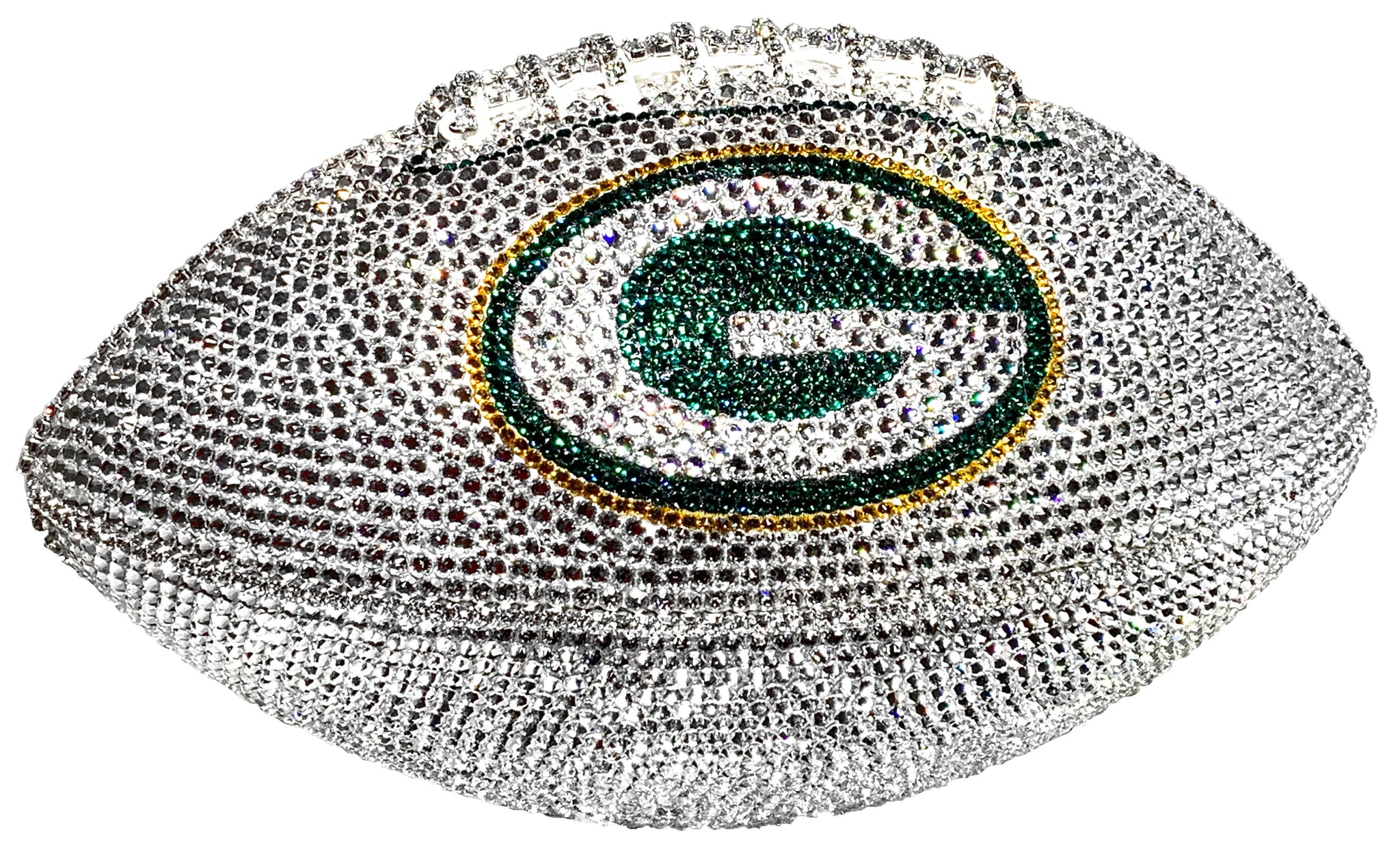 Green Bay Packers Crystal Football