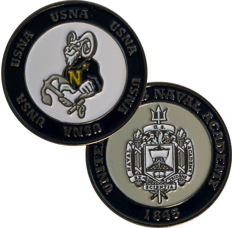 NAVAL ACADEMY DOUBLE SIDED BALL MAR