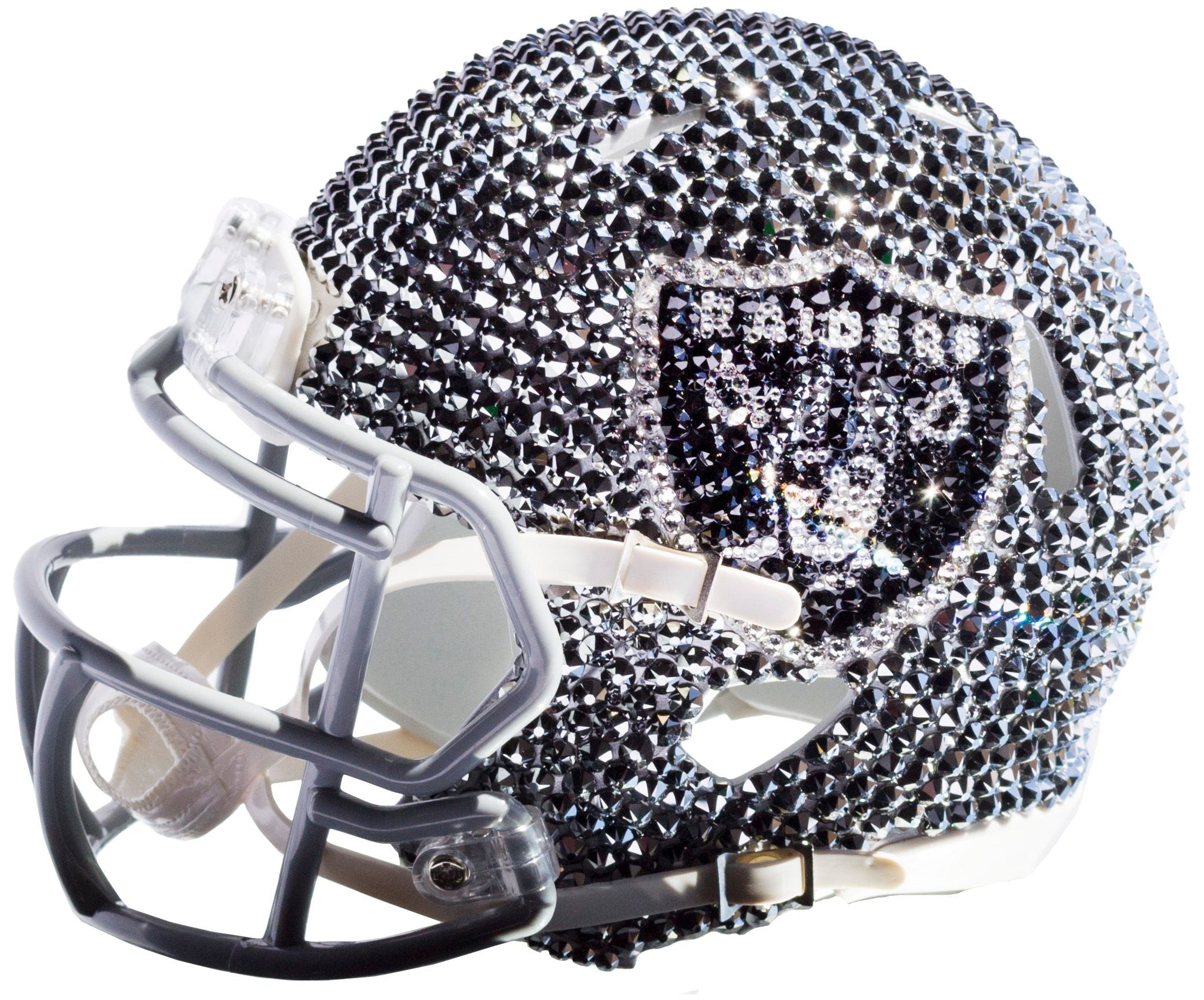 Las Vegas Raiders Crystal Mini Helmet