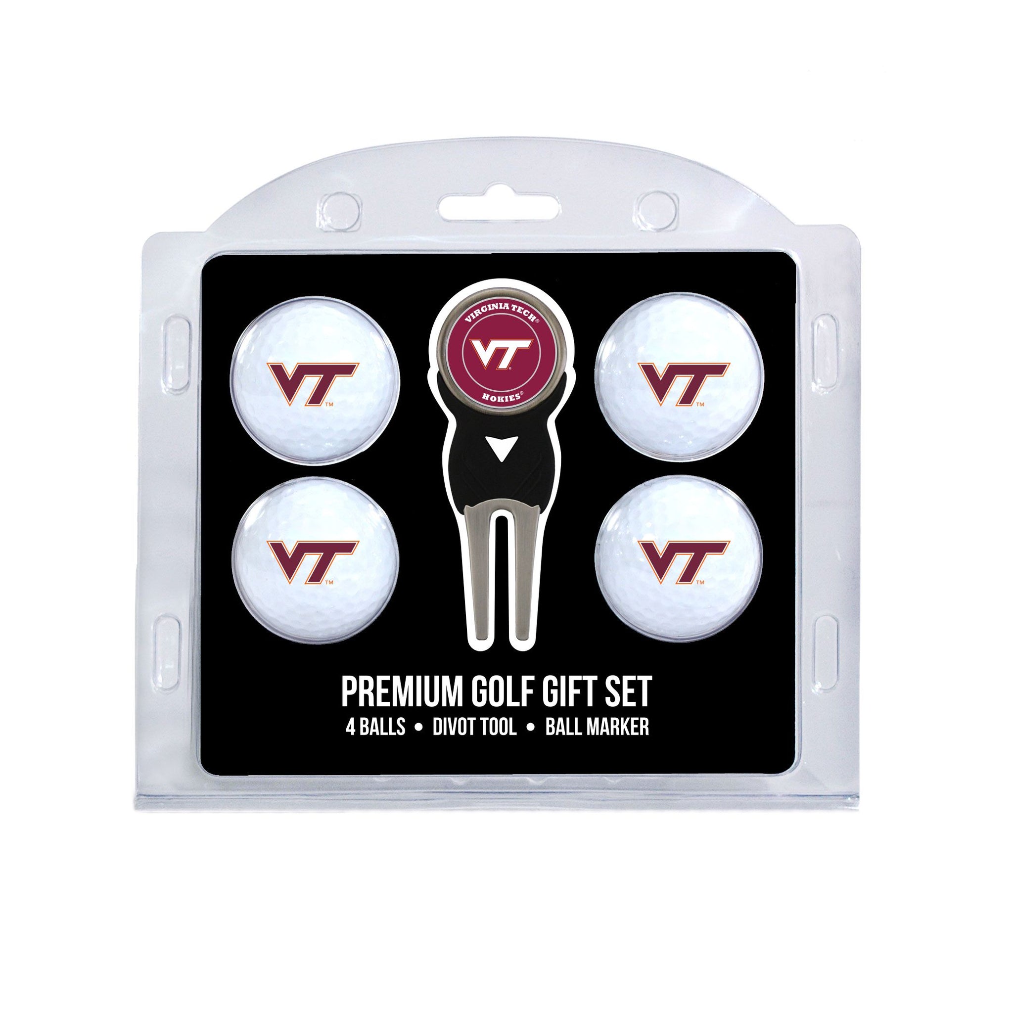 VIRGINIA TECH 4 BALL GIFT SET