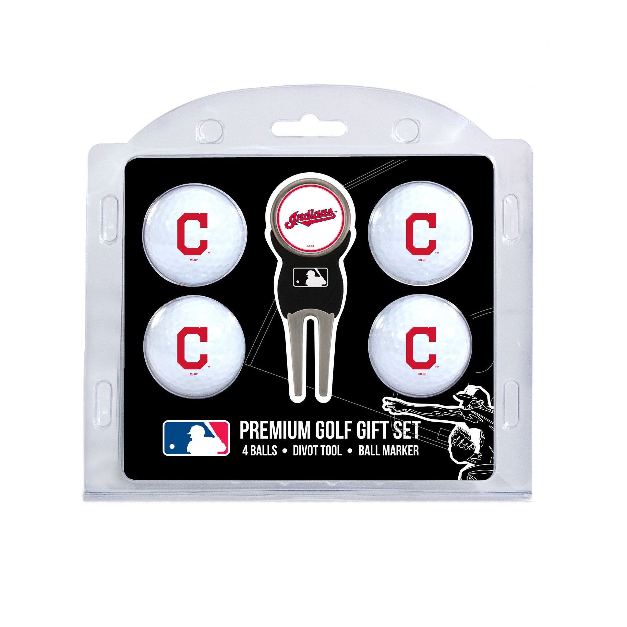 CLEVELAND INDIANS 4 BALL GIFT SET