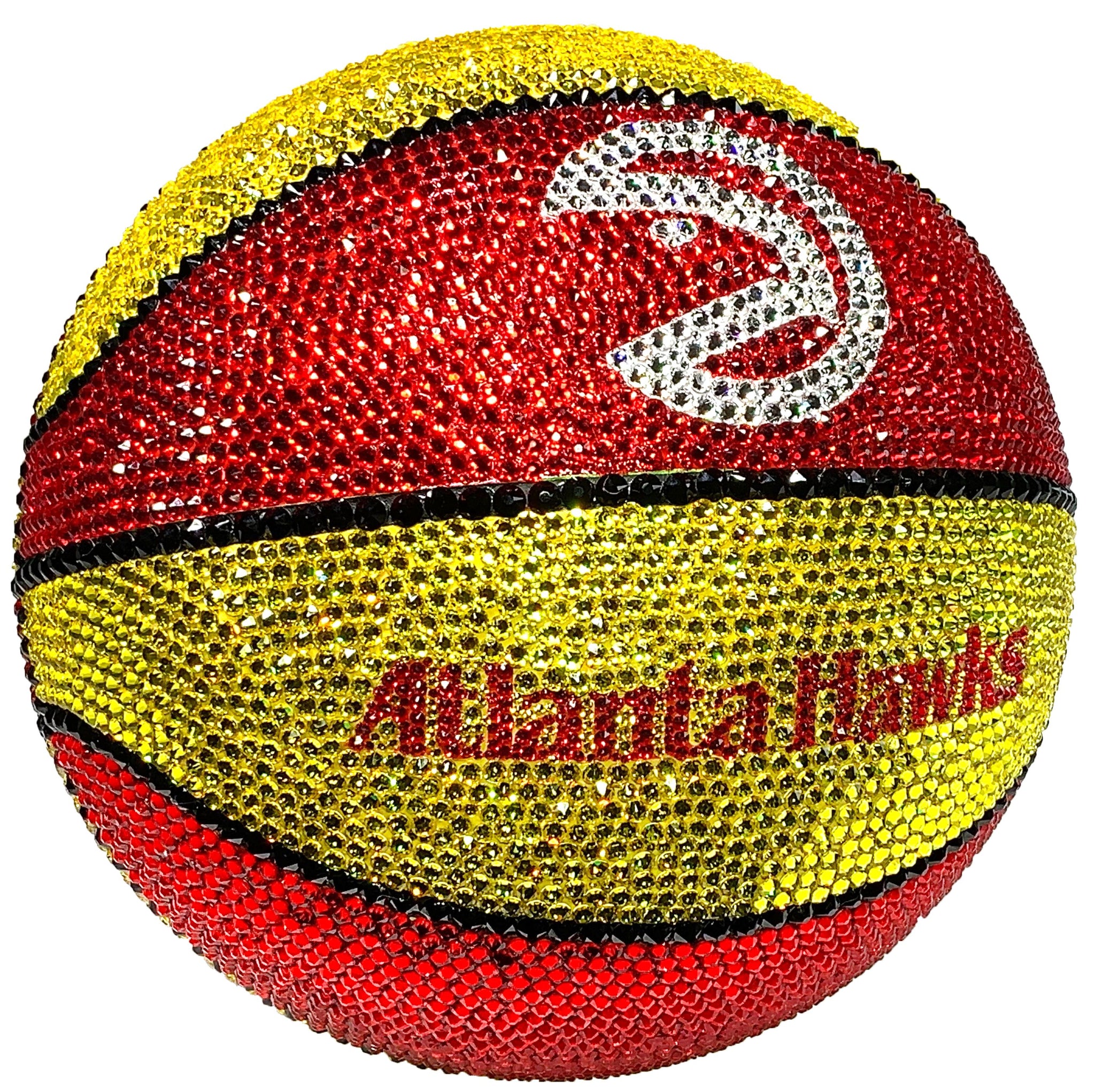 Atlanta Hawks Crystal Retro Basketball