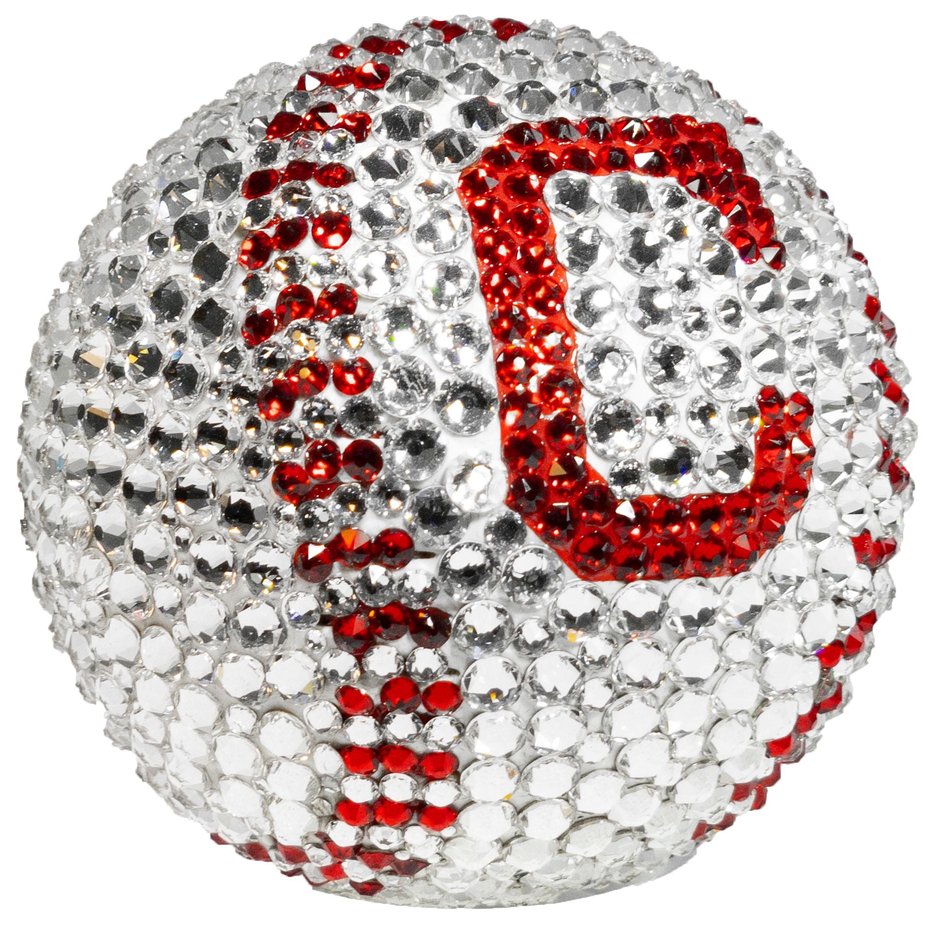 Cleveland Indians Crystal Baseball