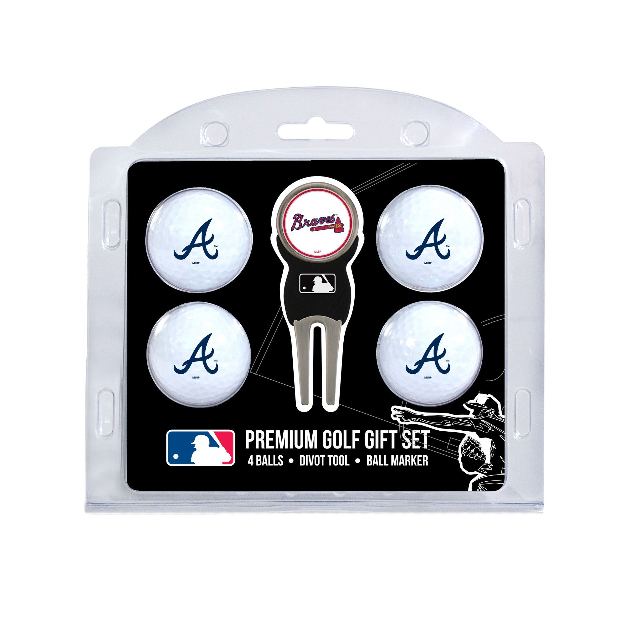 ATLANTA BRAVES 4 BALL GIFT SET