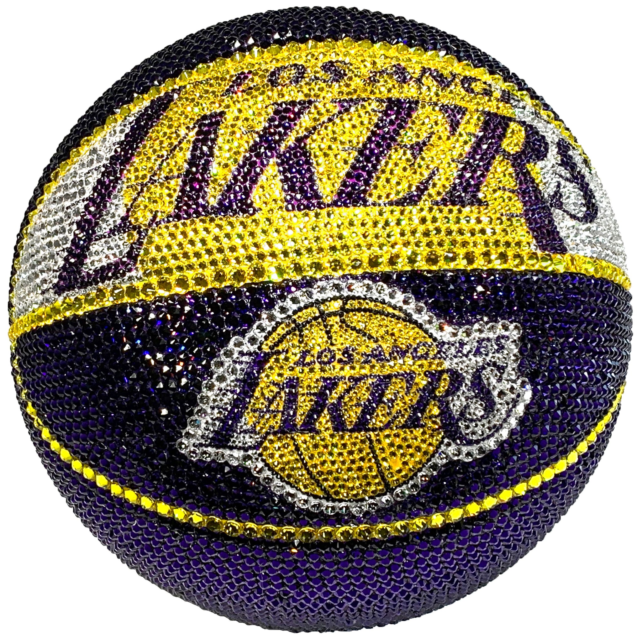 Los Angeles Lakers Crystal Basketball