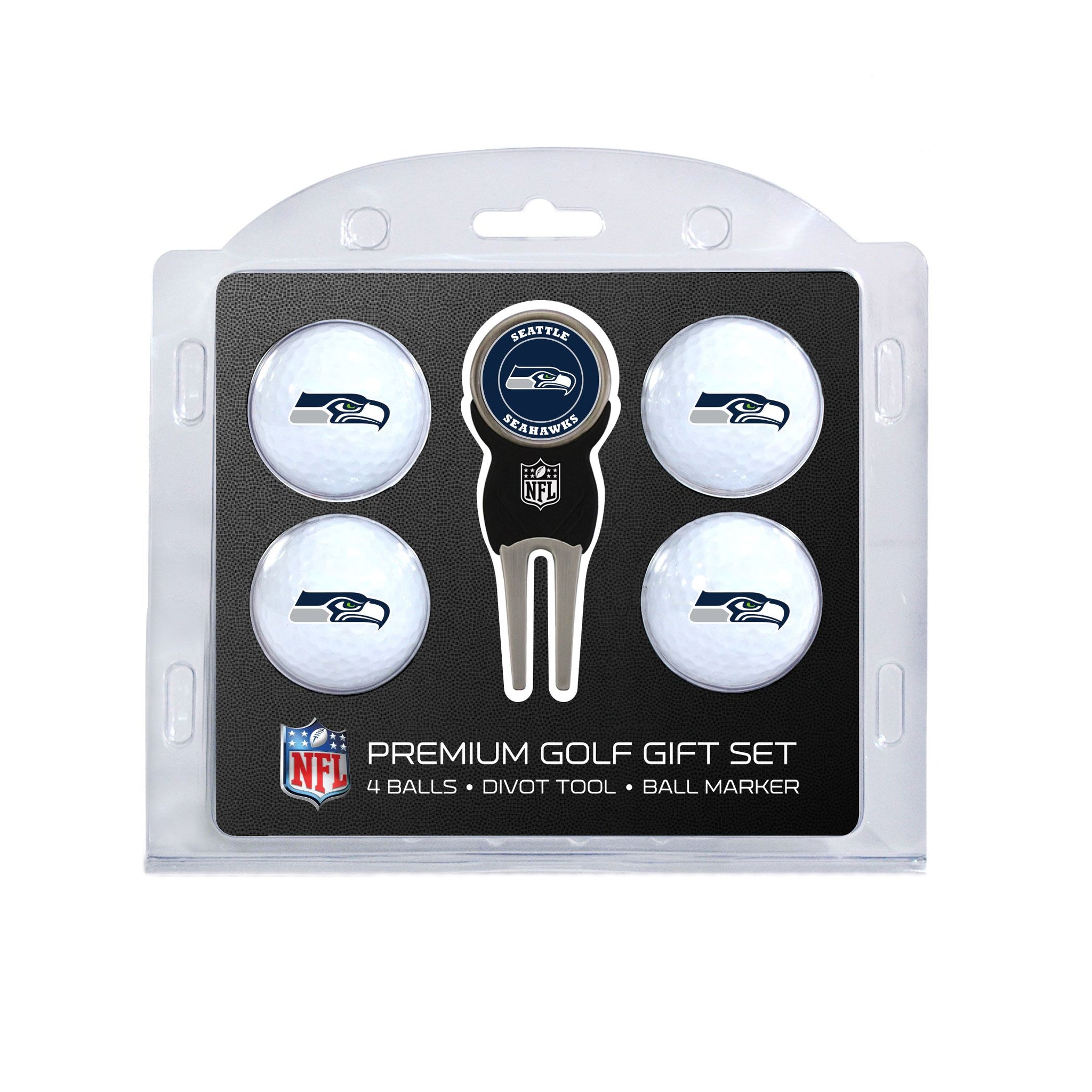 SEATTLE SEAHAWKS 4 BALL GIFT SET