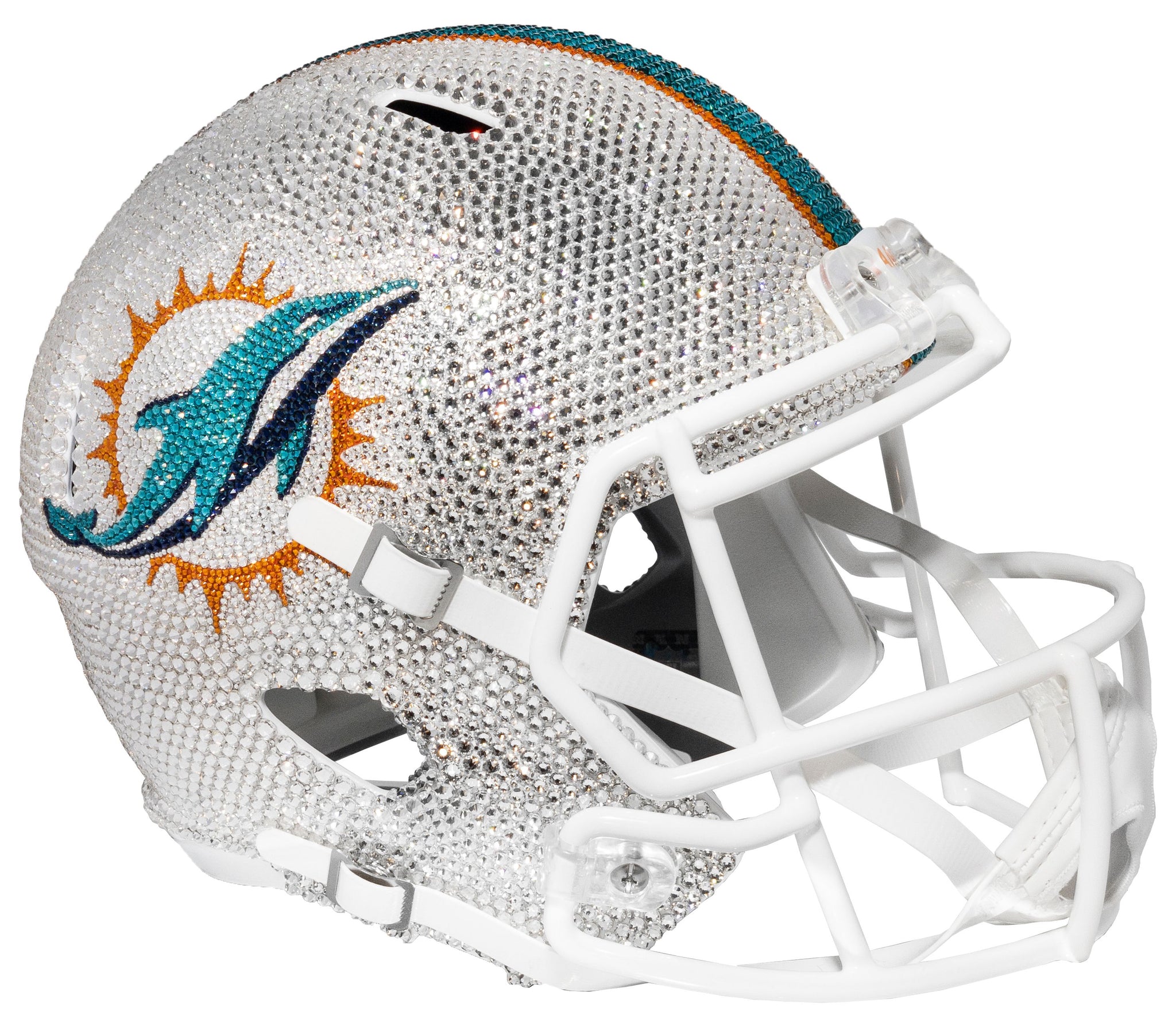 Miami Dolphins Crystal Helmet