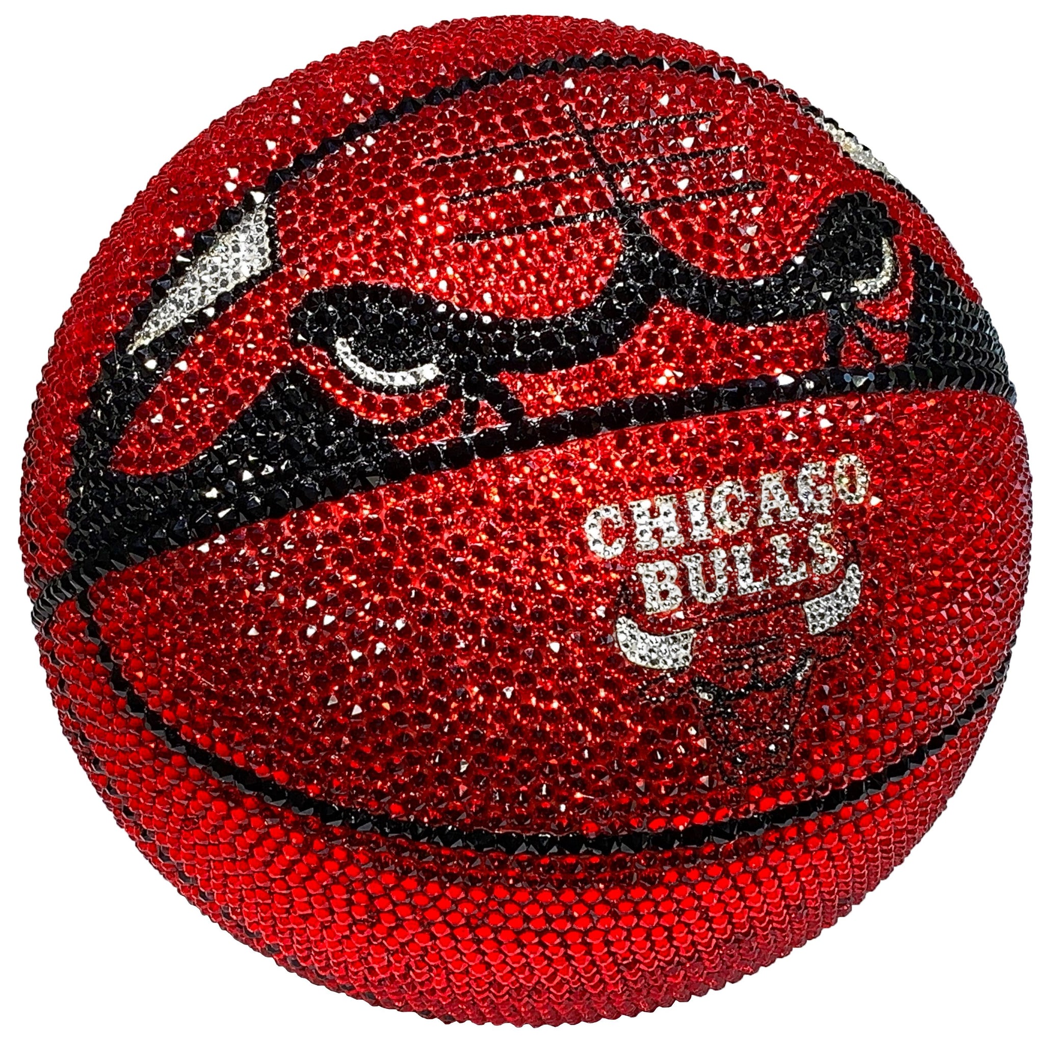 Chicago Bulls Crystal Basketball