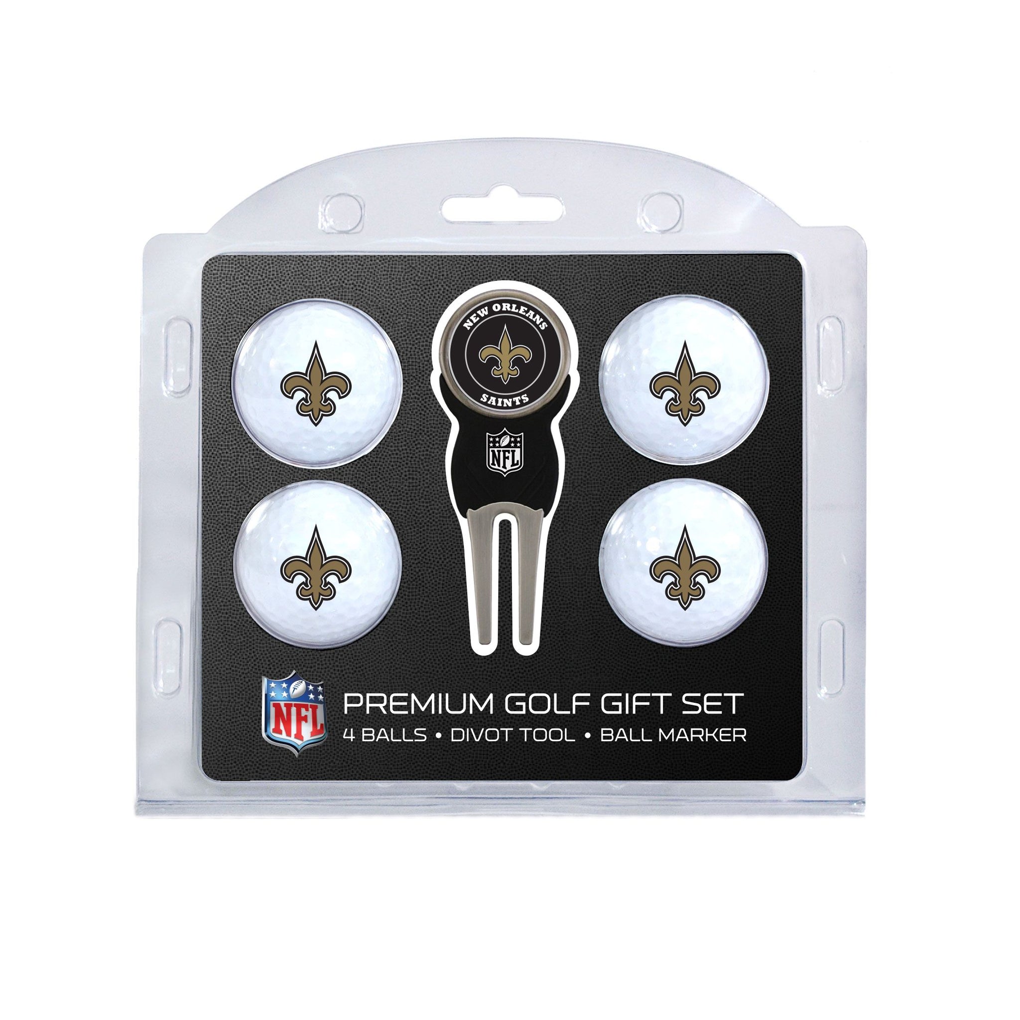 NEW ORLEANS SAINTS 4 BALL GIFT SET