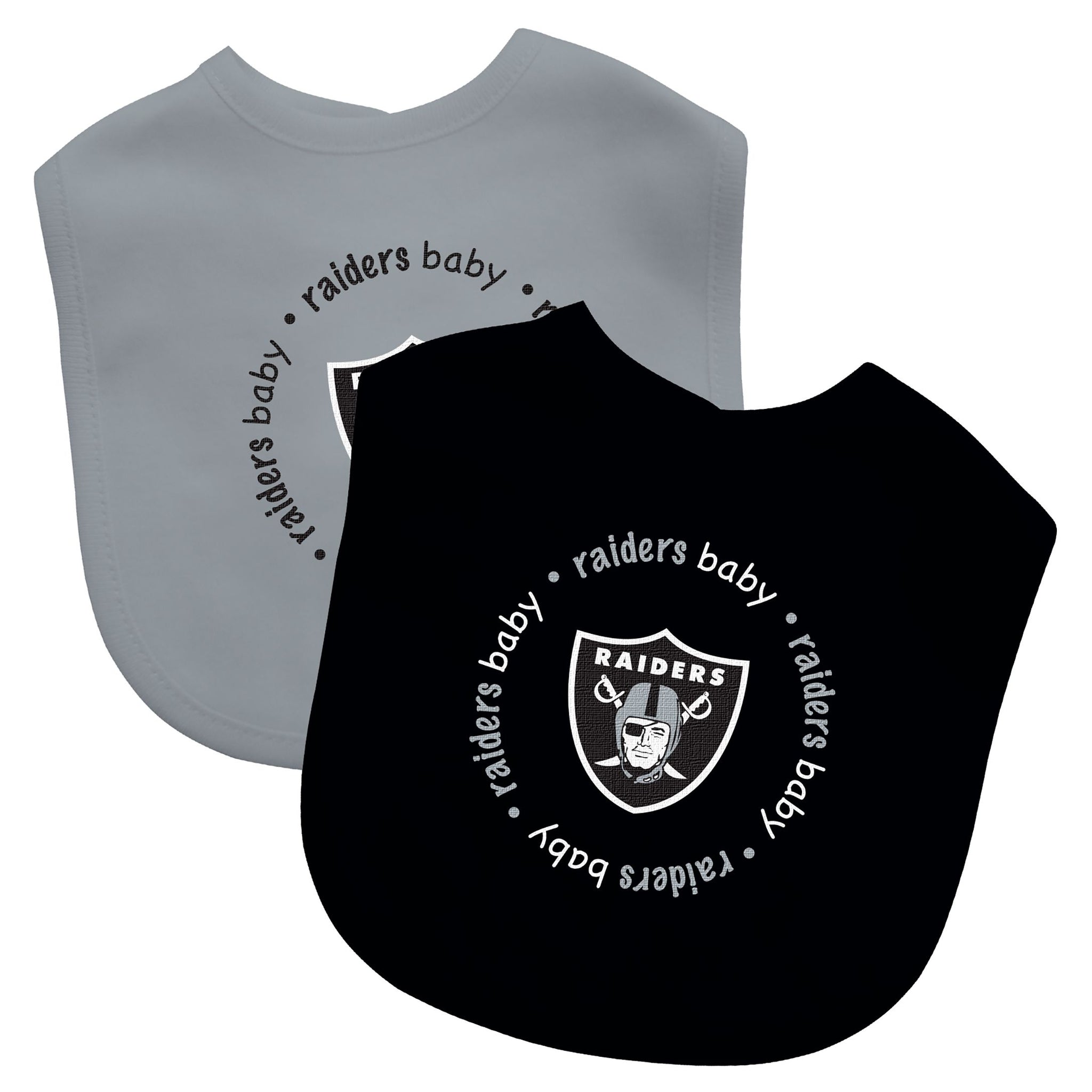 Las Vegas Raiders Baby Bibs 2-Pack