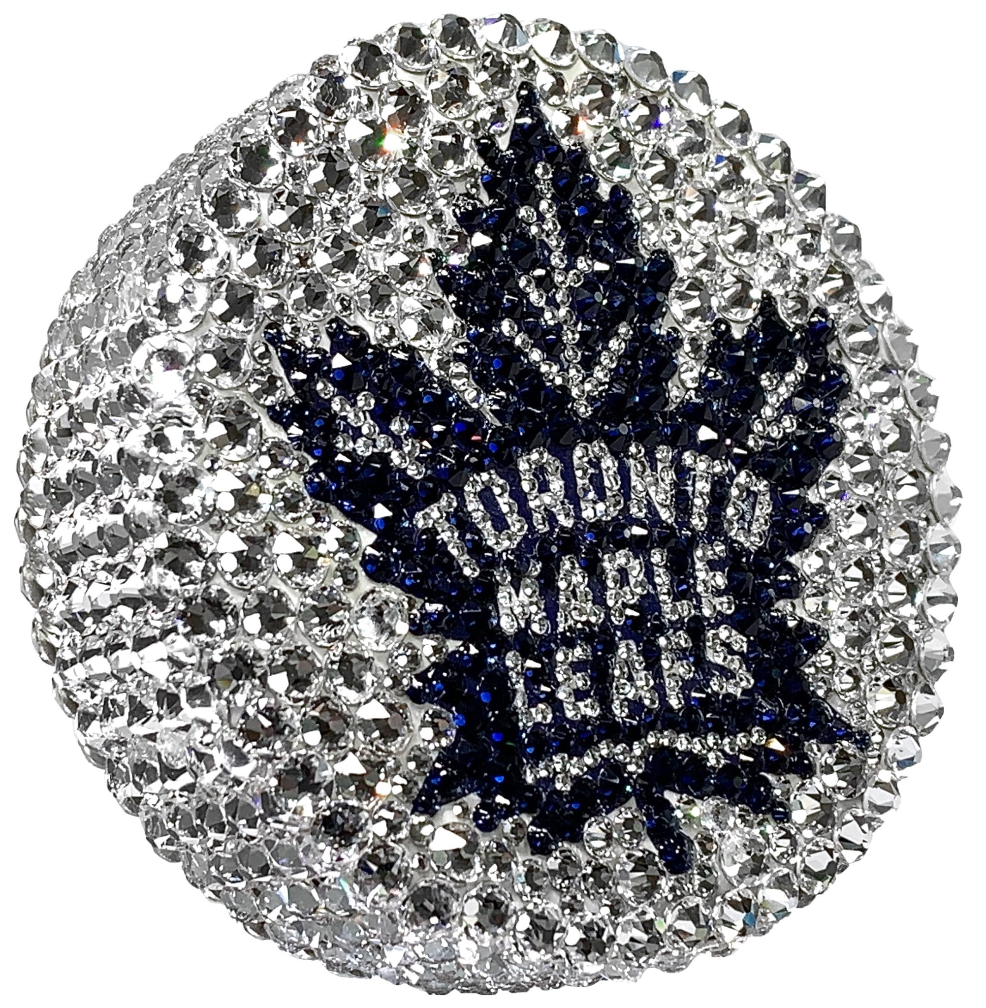 Toronto Maple Leafs Crystal Hockey Puck