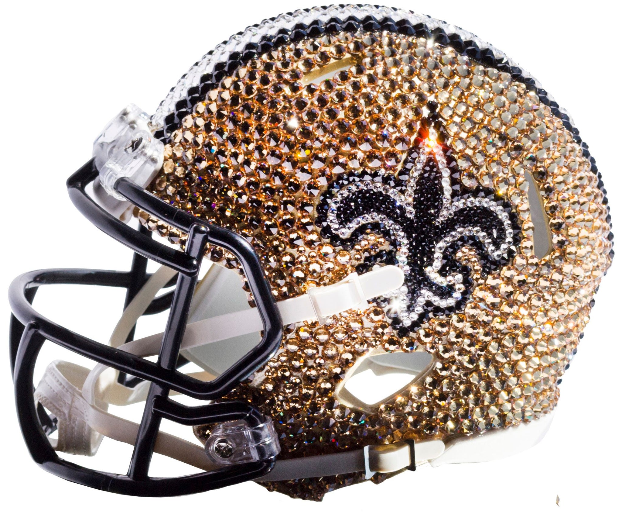New Orleans Saints Crystal Mini Helmet