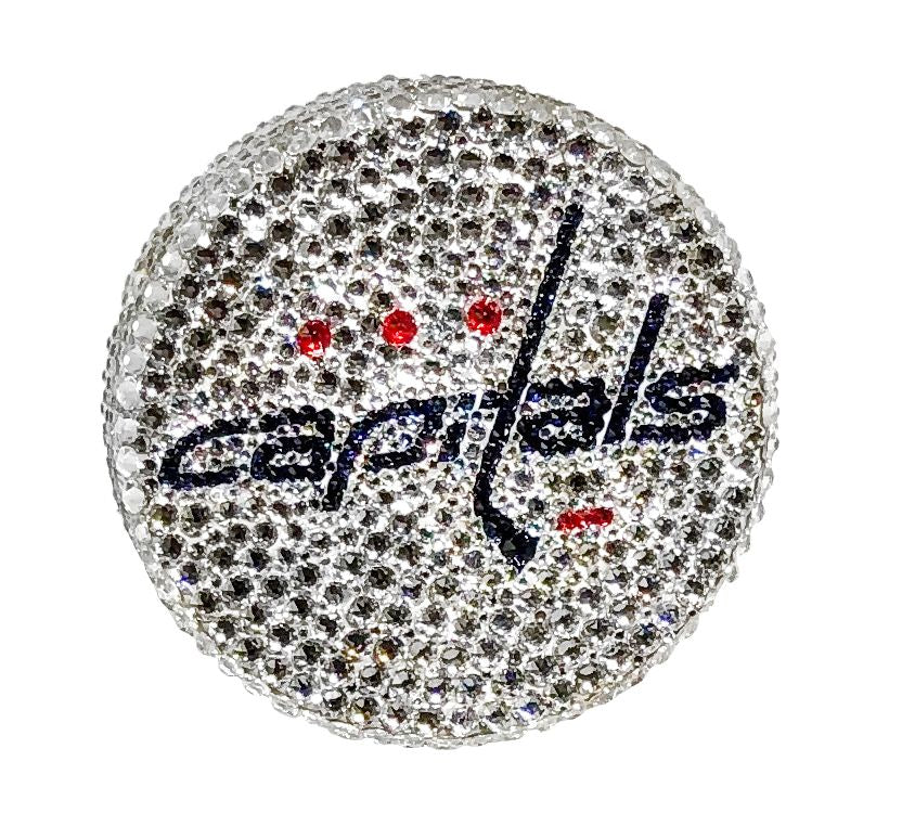 Washington Capitals Crystal Hockey Puck