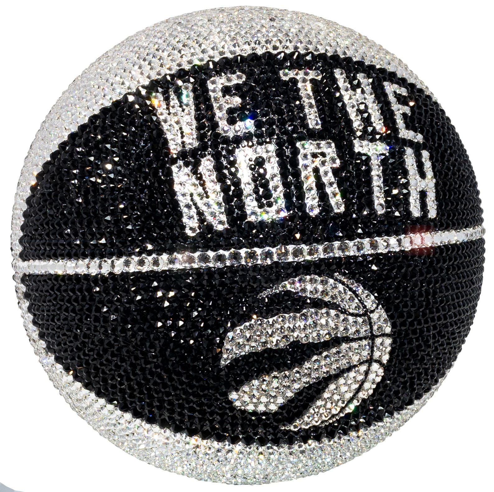 Toronto Raptors Crystal Basketball